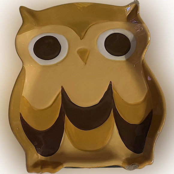 Mesa Home Set of Four Owl Plates - Picture 1 of 4